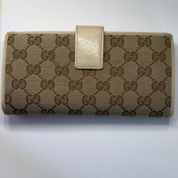 Gucci GG Canvas Continental Logo Long Wallet - Picture 3 of 6